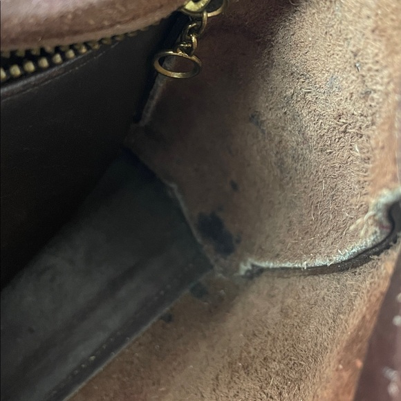 Vintage Coach Devon DarkBrown Shoulder/Crossbody #9908 - Picture 7 of 8